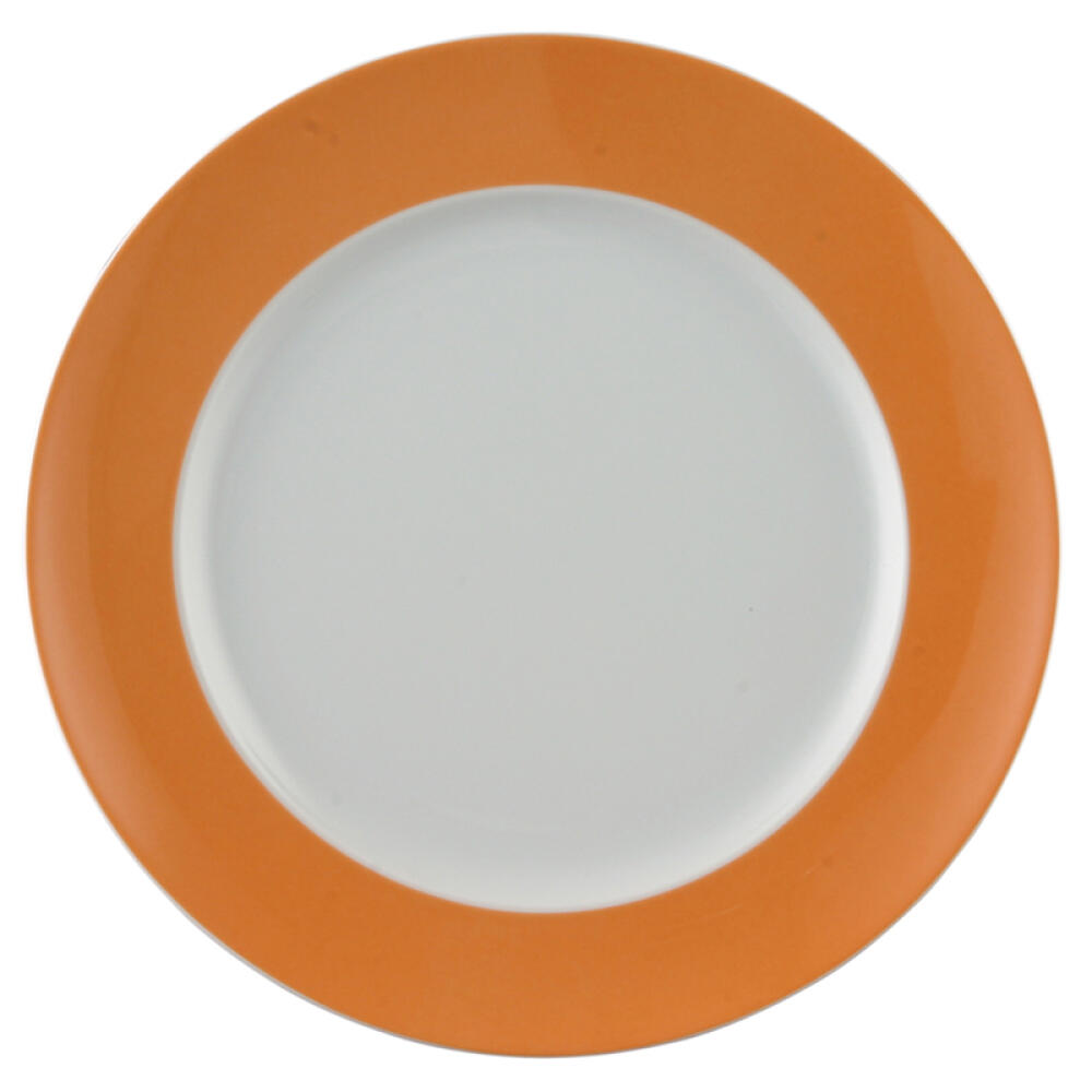 Thomas Sunny Day Speiseteller, Grillteller, Teller, Porzellan, Orange, Spülmaschinenfest, 27 cm, 10227
