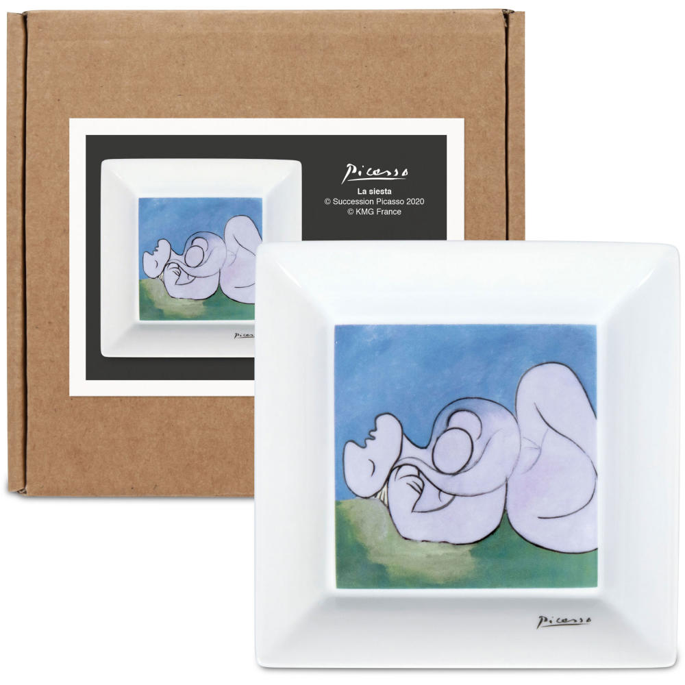 Könitz Vide Poche Ablageschale Picasso - la siesta, Dekoschale, Ablage, Porzellan, 13.2 x 13.2 cm, 11 5 922 2579