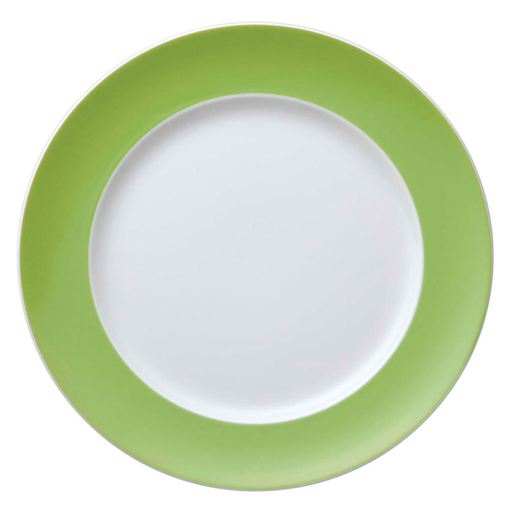 Thomas Sunny Day dinner plate, grill plate, plate, porcelain, Apple Green / Green, dishwasher safe, 27 cm, 10227