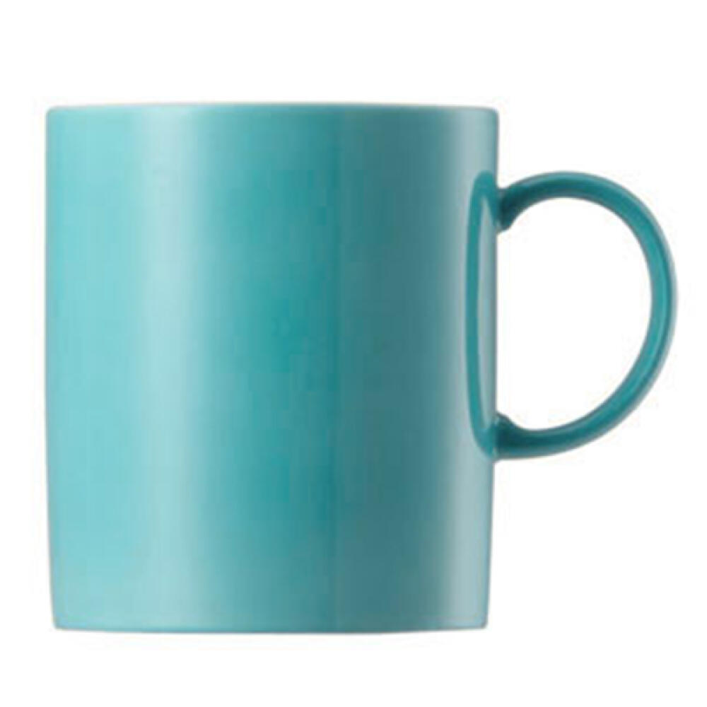Thomas Sunny Day Mug with Handle, Coffee Cup, Porcelain, Turquoise, Dishwasher Safe, 300 ml, 15505