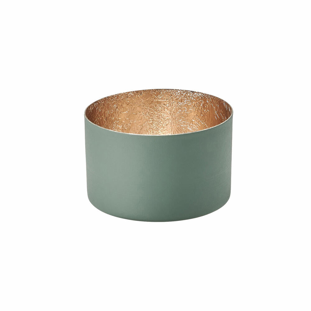 Gift Company Windlicht Chennai S, Teelichthalter, Kerzenhalter, Eisen, Yucca, Gold, 5 cm, 1054603073