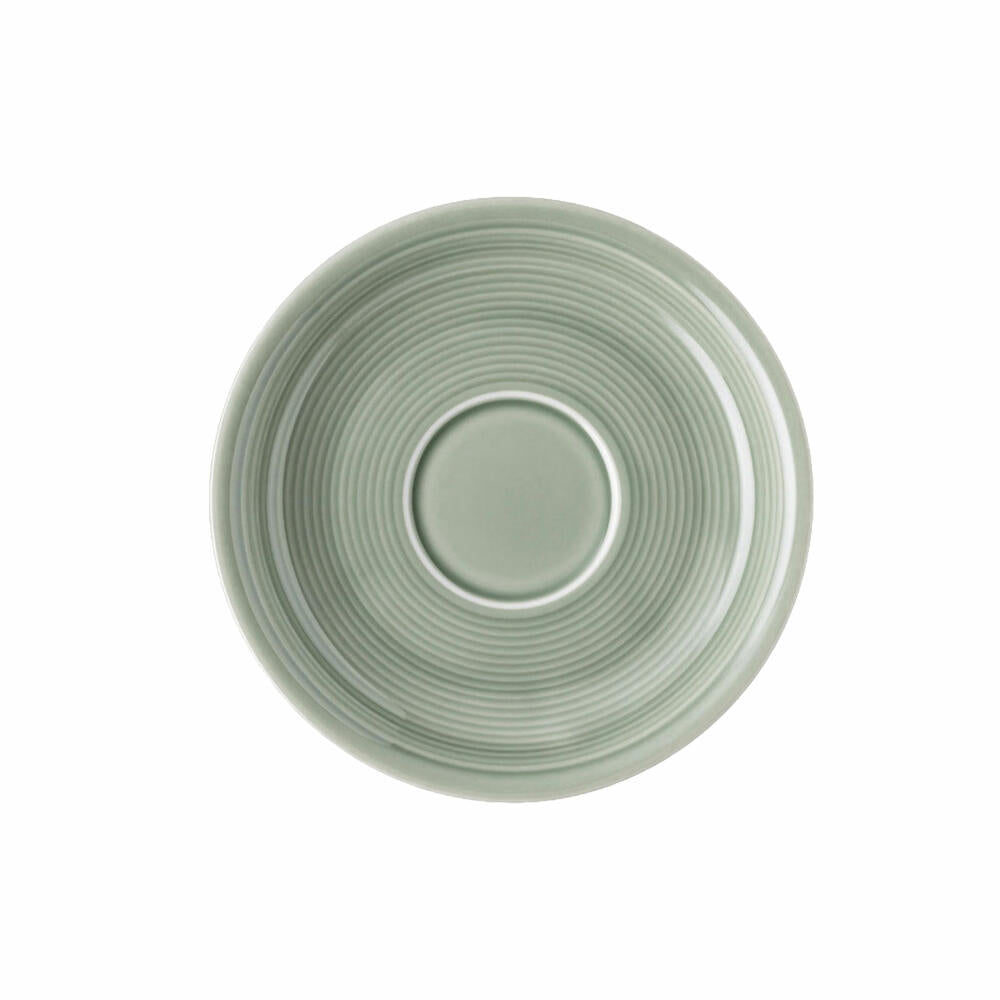 Thomas Trend Colour Coffee Saucer, Porcelain, Moss Green, 14 cm, 11400-401922-14741