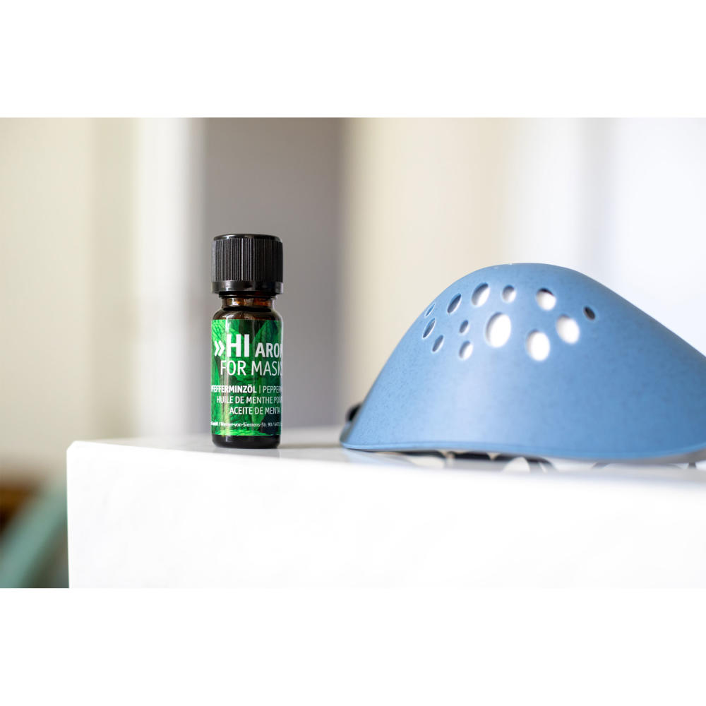 Koziol Hi Aroma Pfefferminzöl, für Community Masken, Ätherisches Pfefferminz Öl, 10 ml, 3177101