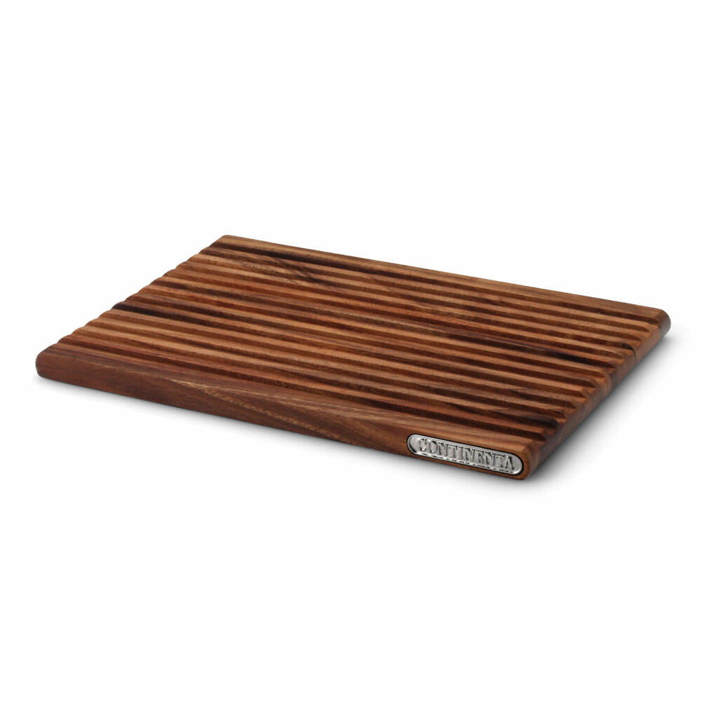 Continenta bread cutting board, cutting board, kitchen board, wooden board, board, acacia wood, 37 x 25 cm, 4890