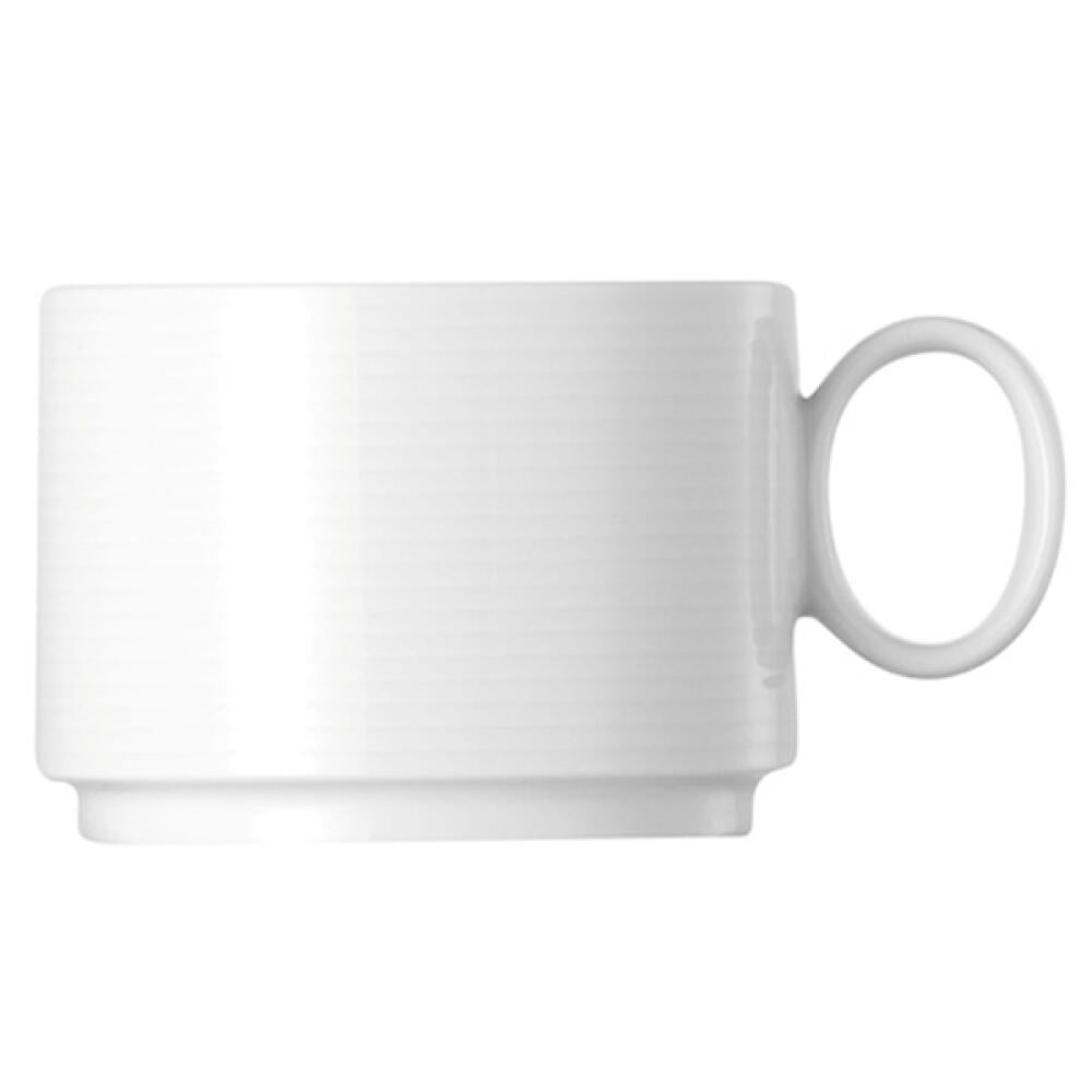 Thomas Loft Teetasse, Obertasse, Stapelbar, Porzellan, Weiß, Spülmaschinenfest, 210 ml, 16647