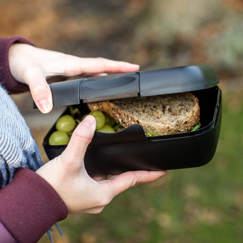 Koziol Box Candy L, Brotdose, Lunchbox, Speisegefäß, Thermoplastischer Kunststoff, Cotton White, 3169525