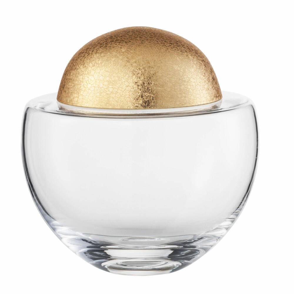 Eisch tin Gold Rush, storage, snack bowl, decorative bowl, crystal glass, gold, 17.1 cm, 74337117