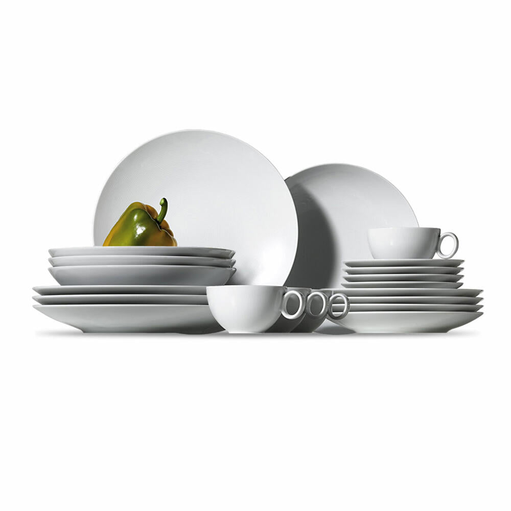Thomas Loft Set No 2, Geschirr, Porzellan, Weiß, Spülmaschinenfest, 16-tlg., 18844