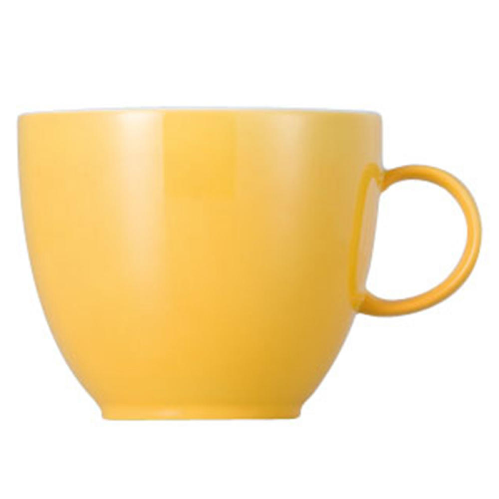 Thomas Sunny Day Kaffeetasse, Obertasse, Kakaotasse, Porzellan, Yellow / Gelb, Spülmaschinenfest, 200 ml, 14742