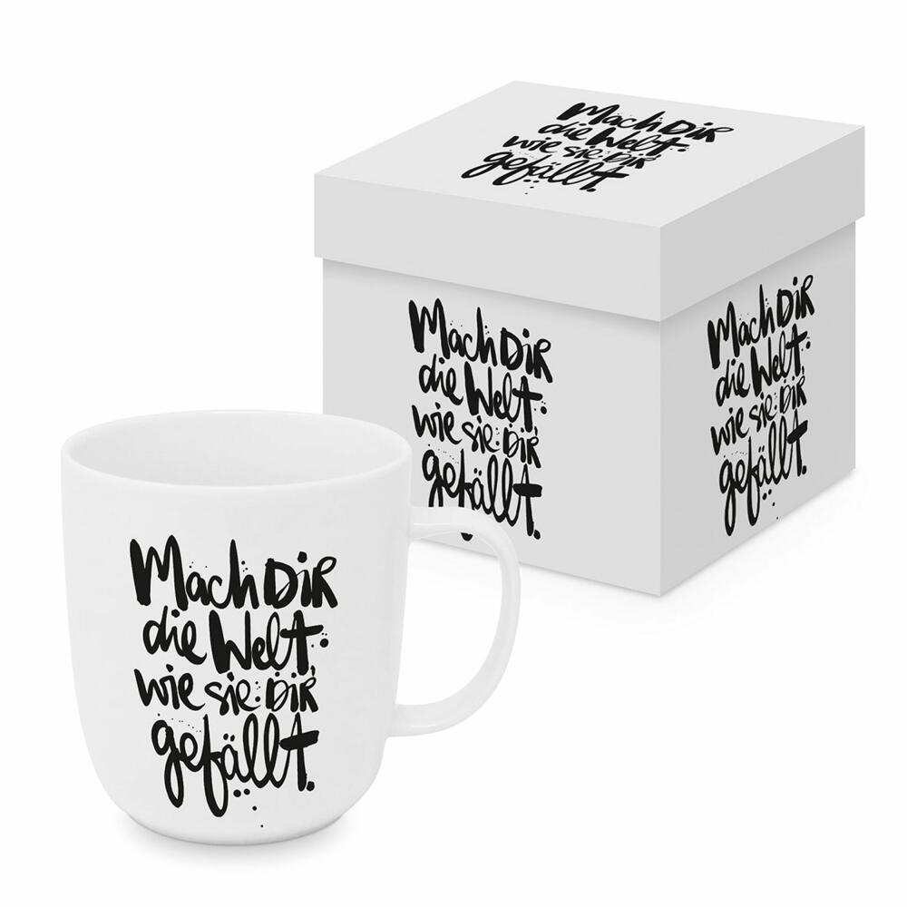 PPD Make the World Matte Mug, in Gift Box, Cup, Tea Cup, Coffee Mug, 400 ml, 604479