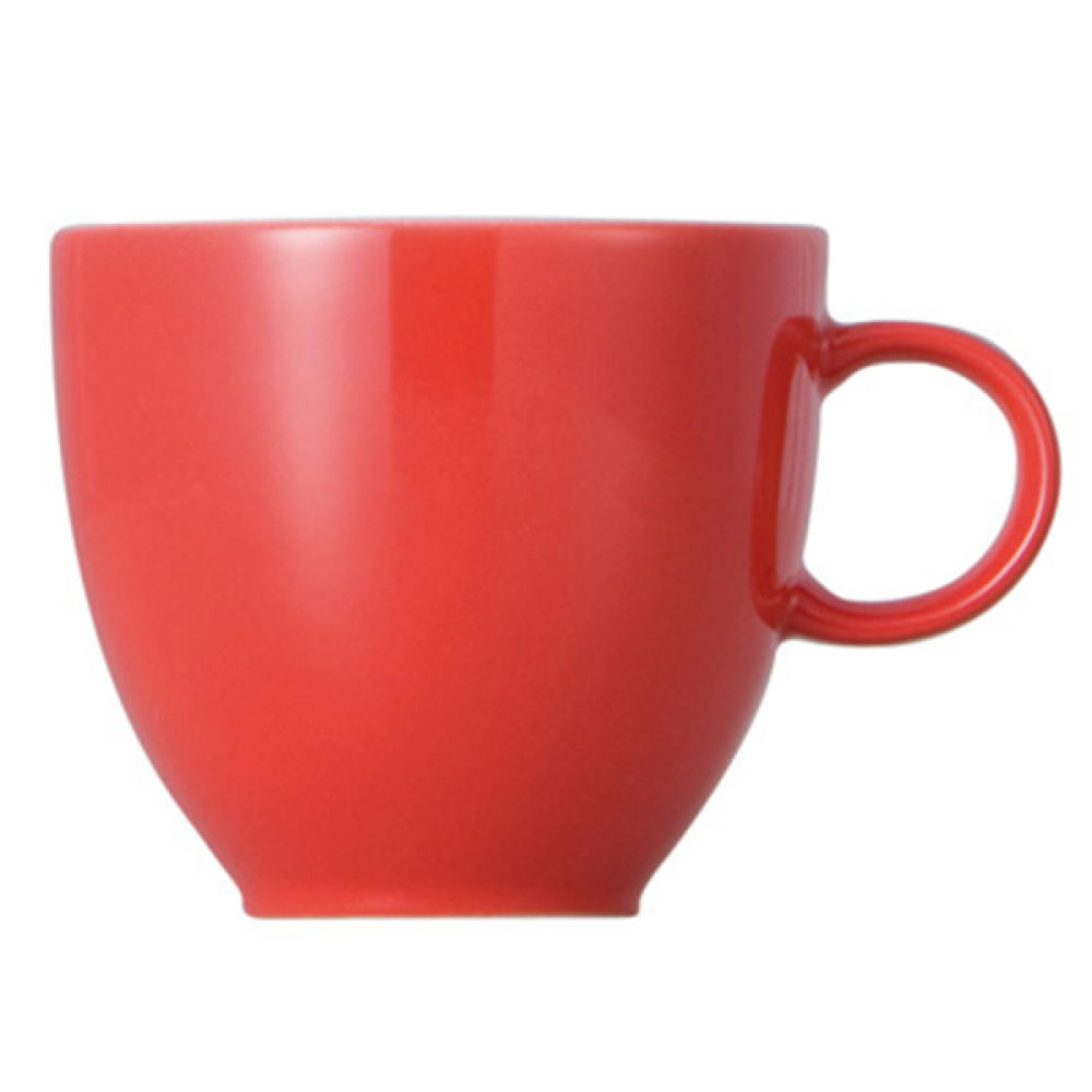Thomas Sunny Day Espressotasse, Mokkatasse, Porzellan, New Red / Rot, Spülmaschinenfest, 80 ml, 14722