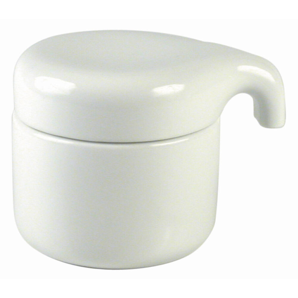 Authentics Paon Lidded Jar Medium, Jar, Porcelain, Height 11 cm, White, 20010