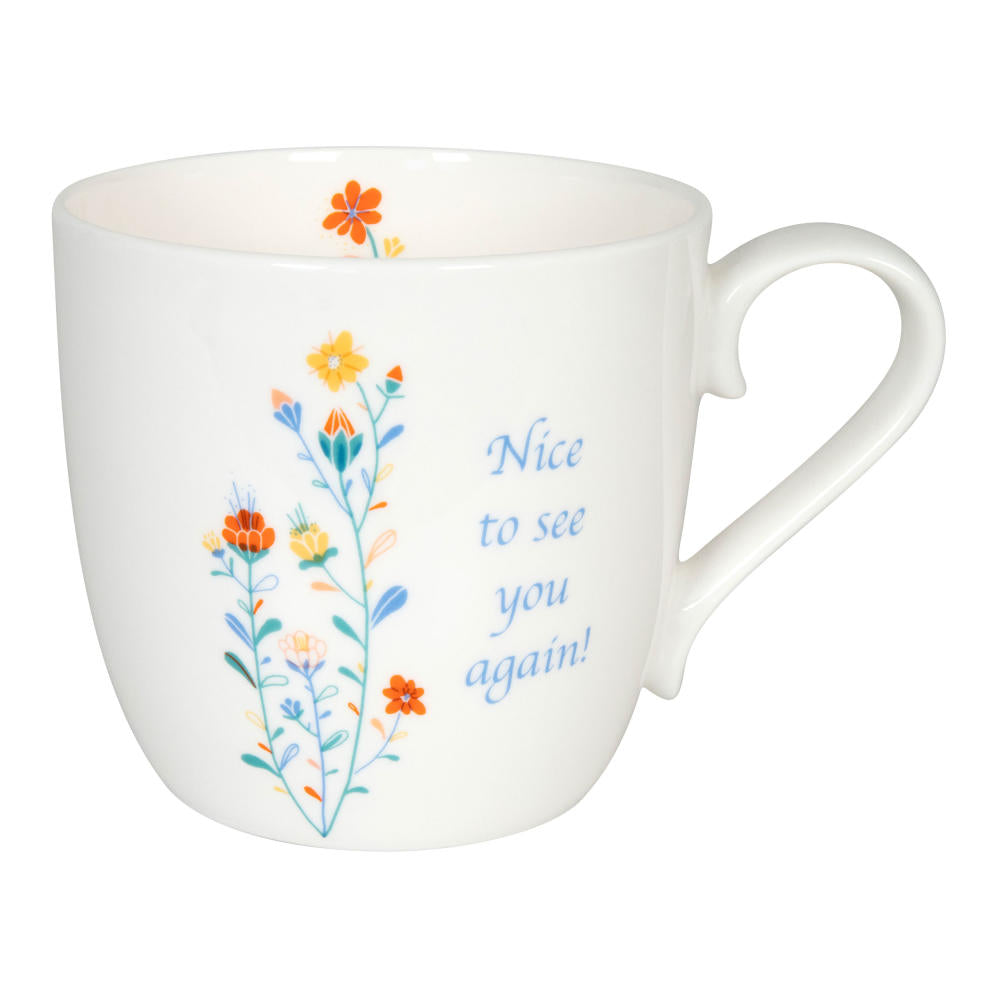 Könitz Becher Nice to see you again!, Kaffeebecher, Tasse, Kaffeetasse, Bone China, 425 ml, 11 2 057 2587