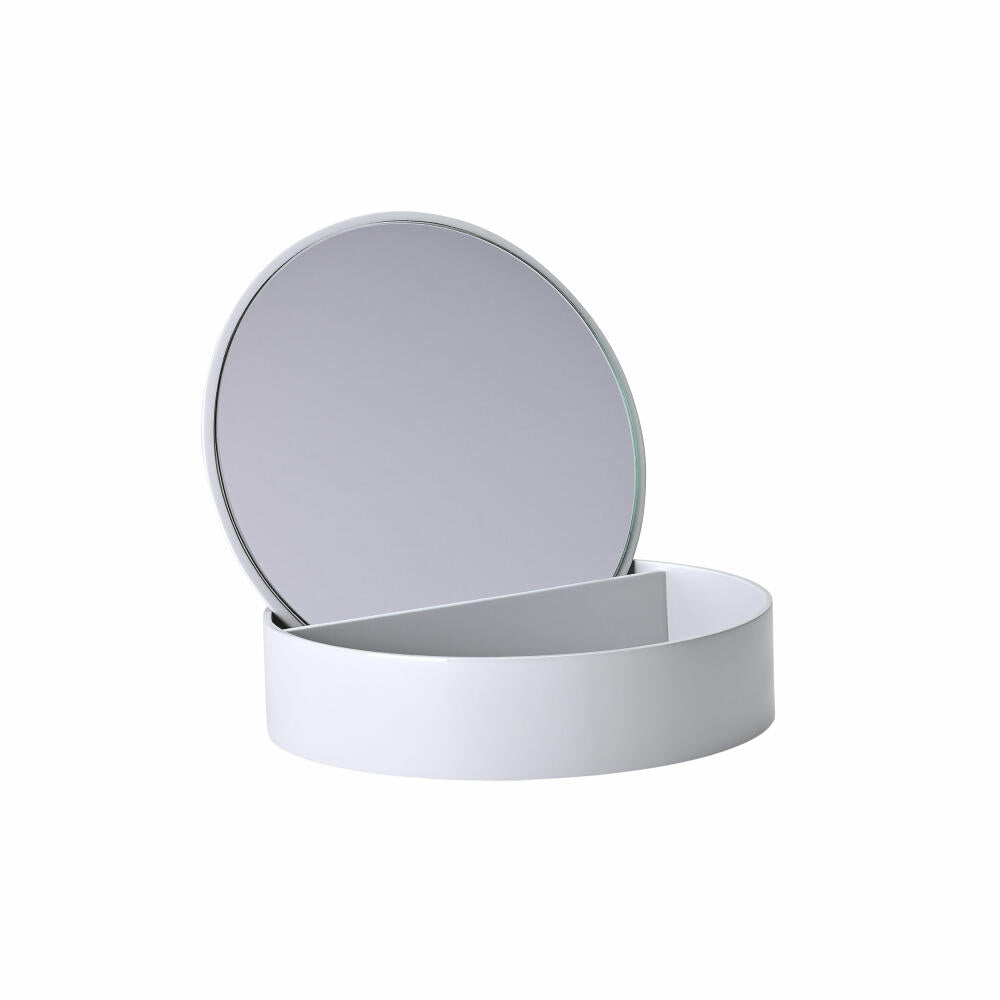 Gift Company Kosmetikbox Spa M, Schminkdose mit Spiegel, MDF, Flannel, 26 cm, 1045004030