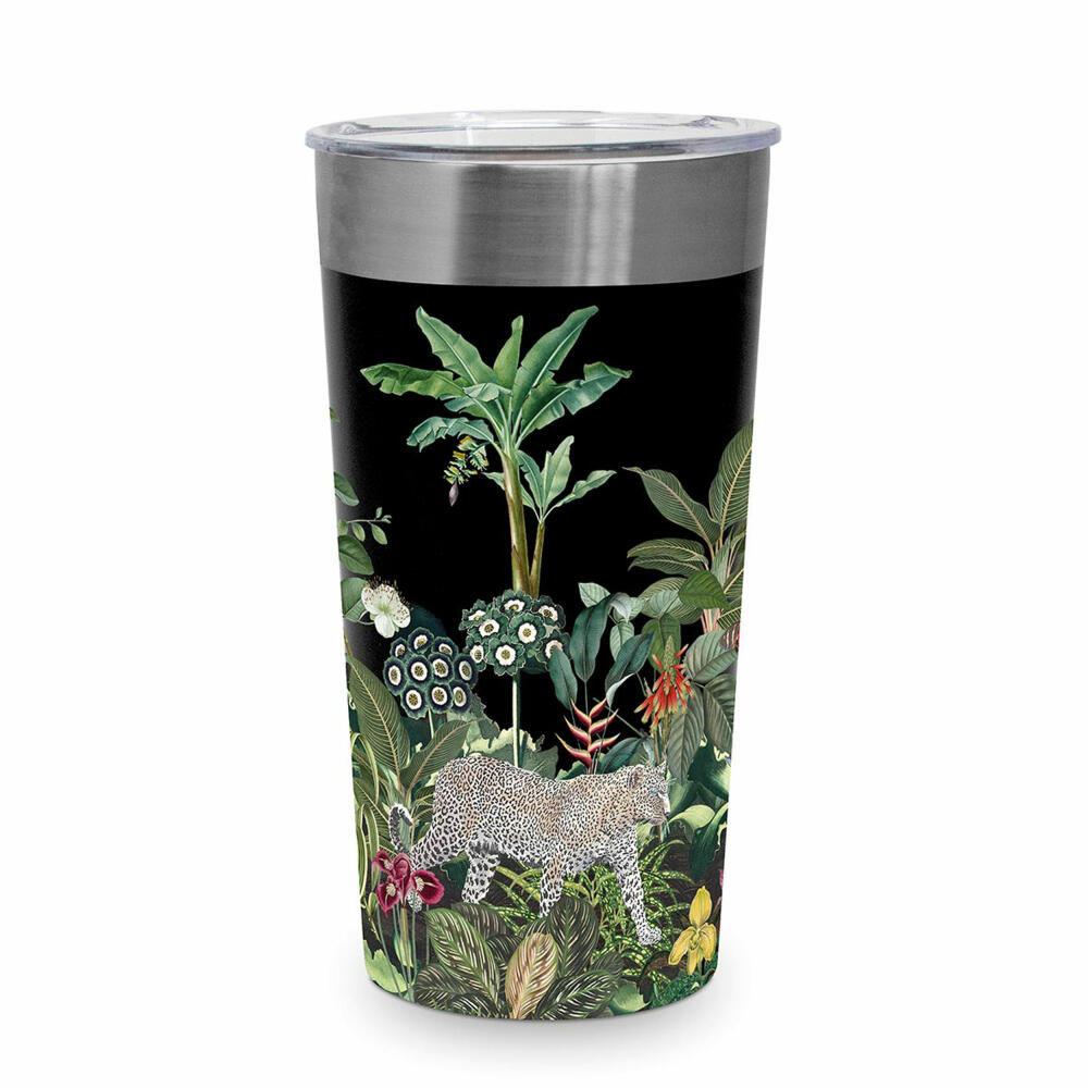 PPD Panthera Steel Travel Mug, Thermo Mug, Coffee To Go, Thermo Mug, Insulated Mug, 430 ml, 604315