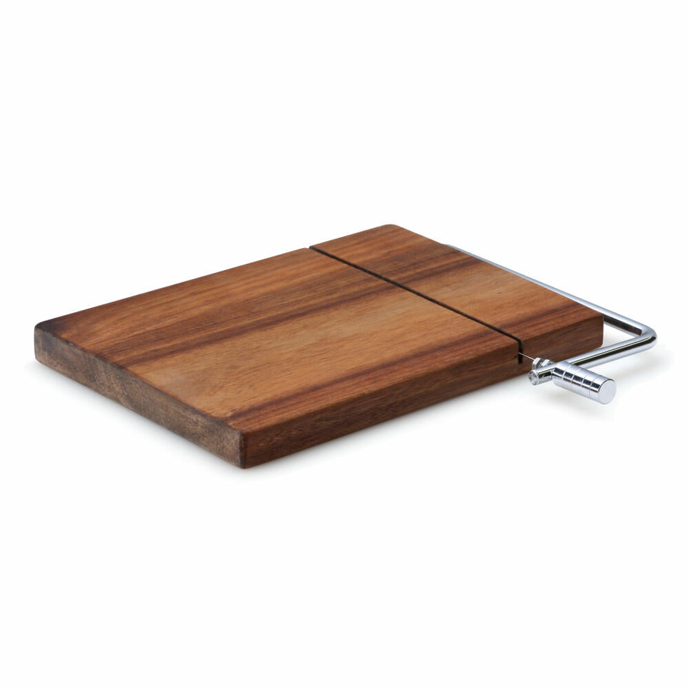 Continenta Käseschneider, Käsemesser, Käseschneidbrett, Schneidebrett, Akazienholz, 4892