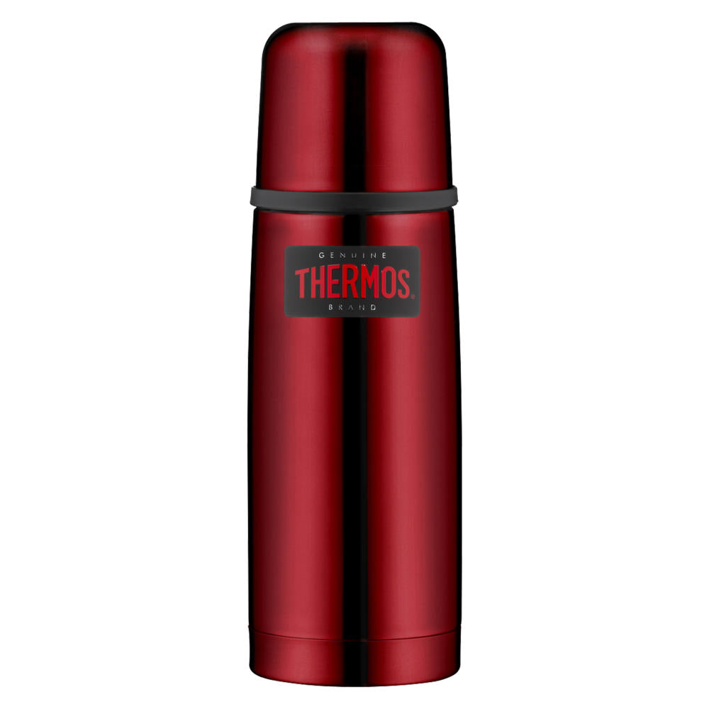 Thermos insulated bottle Light & Compact, thermos bottle, insulated bottle, bottle, stainless steel, cranberries, 350 ml, 4019.248.035