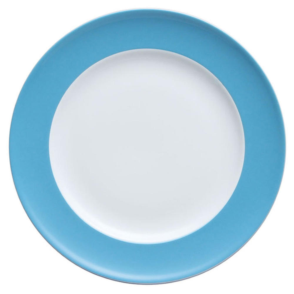 Thomas Sunny Day Suppenteller, Pastateller, Teller, Porzellan, Waterblue / Blau, Spülmaschinenfest, 23 cm, 10323
