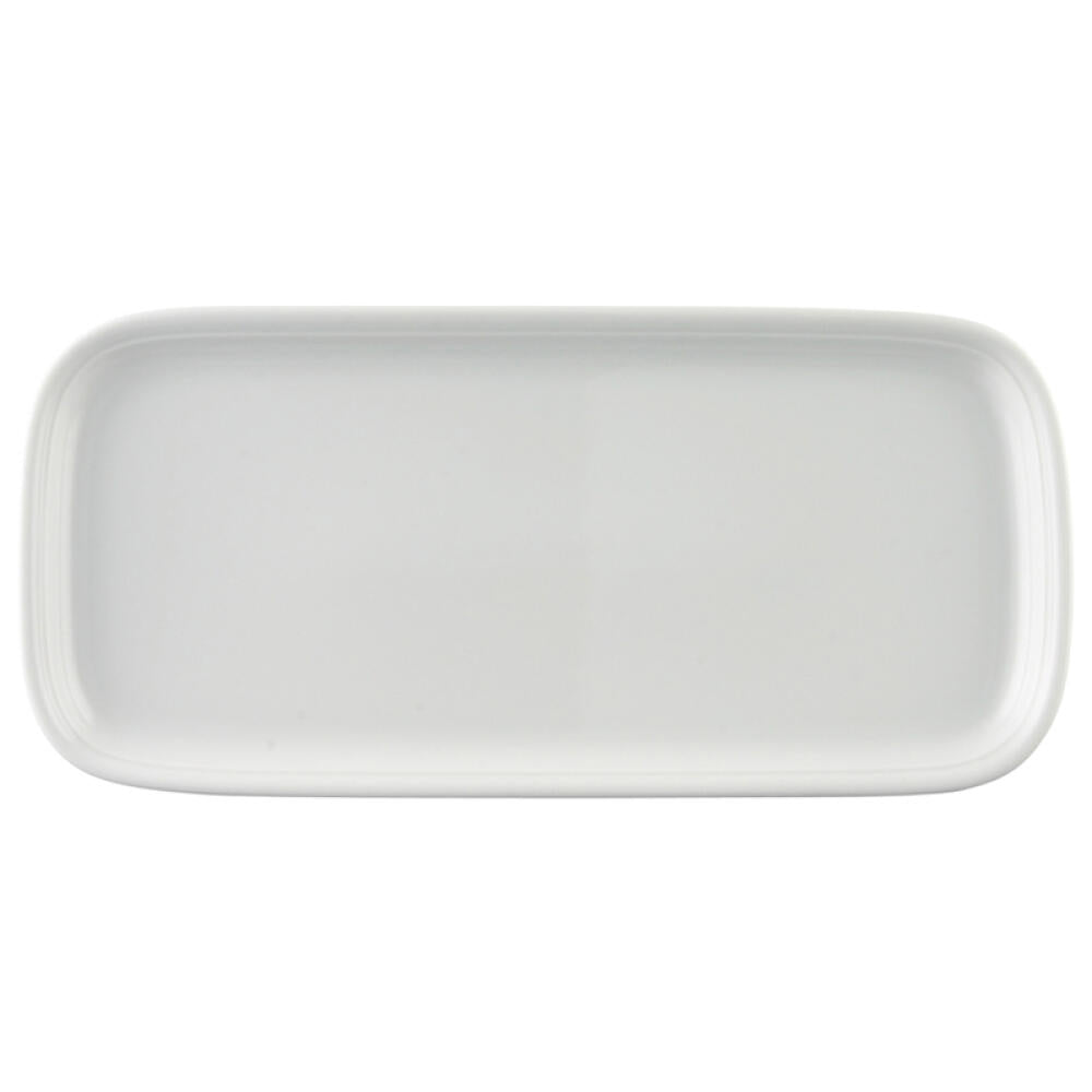 Thomas Trend Kuchenplatte, Platte, Teller, Rechteckig, Porzellan, Weiß, Spülmaschinenfest, 12844