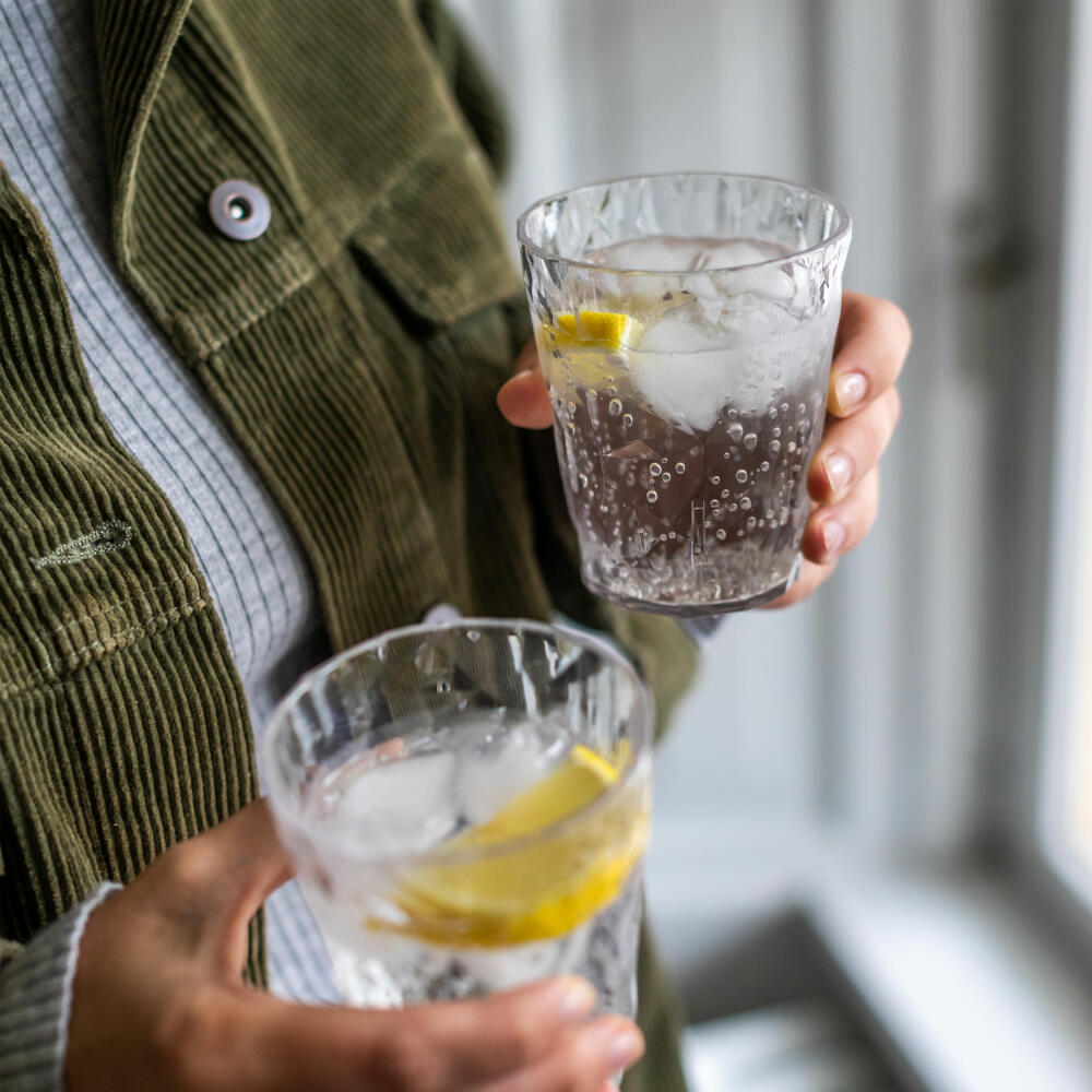 Koziol Becher Club S 2.0, drinking glass, plastic, Crystal Clear, 250 ml, 3576535