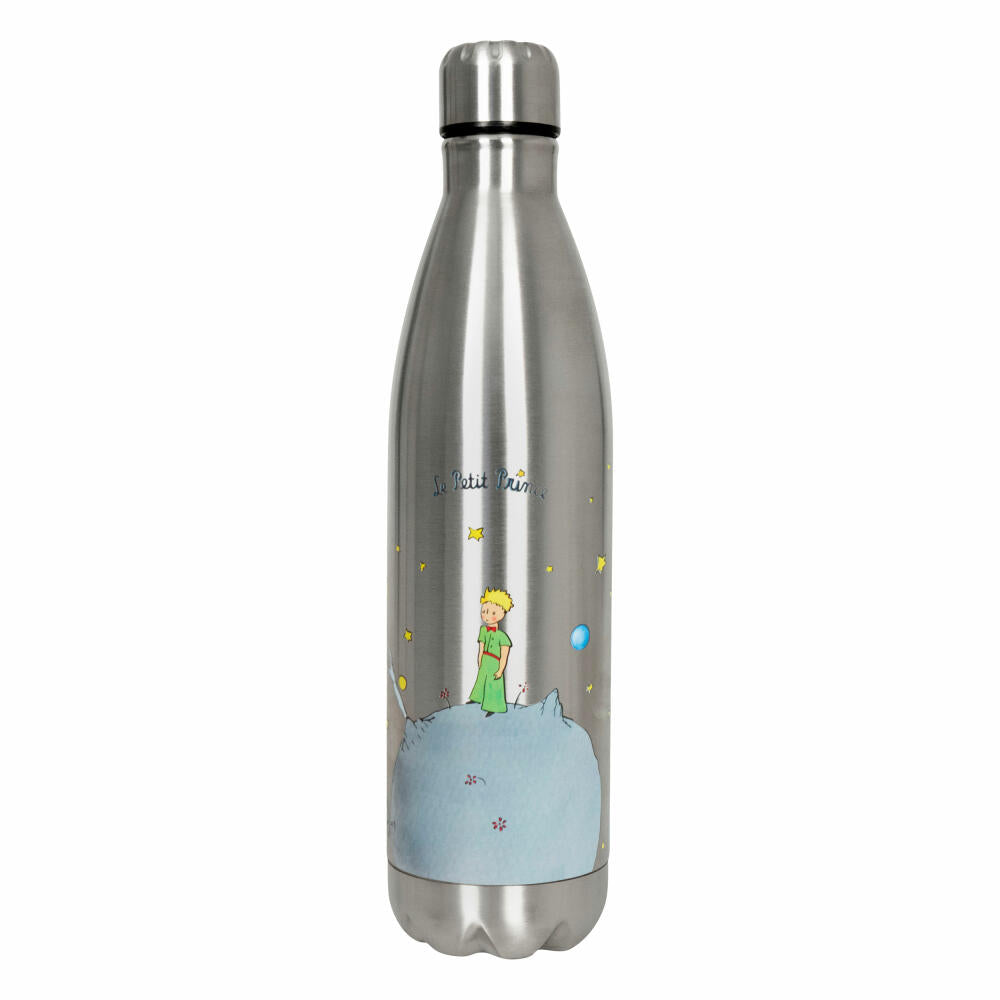 Könitz Flasche Hot Bottle - Le Petit Prince, Thermoflasche, Outdoorflasche, Doppelwandig mit Verschluss, Edelstahl, Silbern, 750 ml, 11 9 245 1365