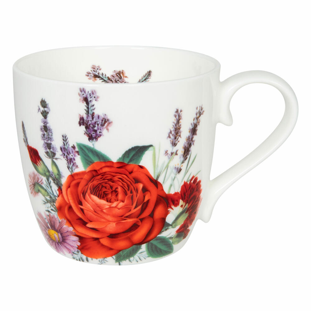 Könitz Becher Gardening - Purple Lavendel Pure, Tasse, Kaffeebecher, Bone China, Bunt, 450 ml, 11 2 057 2703
