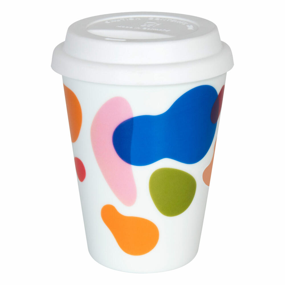 Könitz Coffee to go Mug Flow, Thermobecher, Porzellan, Bunt, 380 ml, 11 5 162 2673