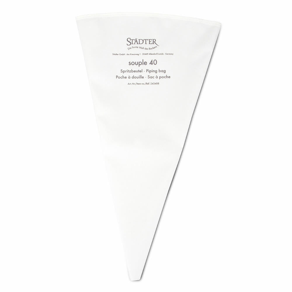 Städter professional piping bag Souple 40, piping bag, baking accessories, decoration, nylon fabric, 40 cm, 243408