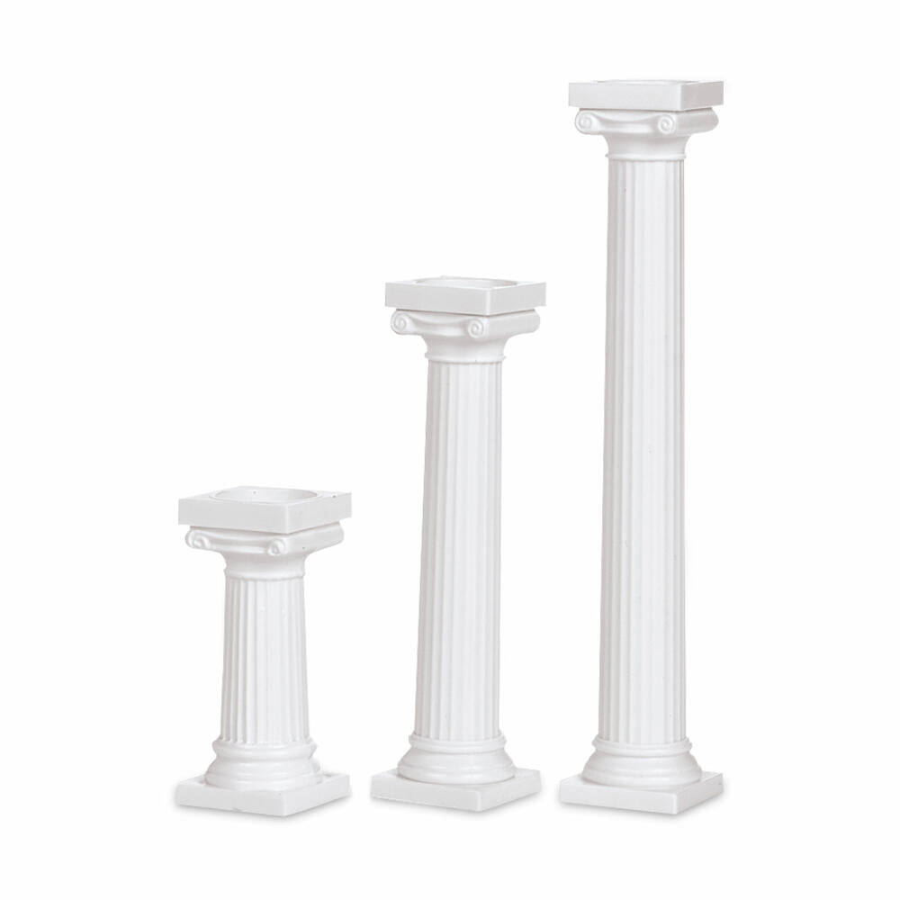 Städter Greek cake pillars, cake pillar, cake support, cake stand, accessories, plastic, white, 12.5 cm, 303-3703