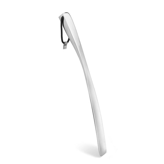Umbra Accessories Slip Schuhanzieher, Schuhlöffel, Anziehhilfe, mit Band zum Aufhängen, Aluminiumguss, Aluminium, 377100008