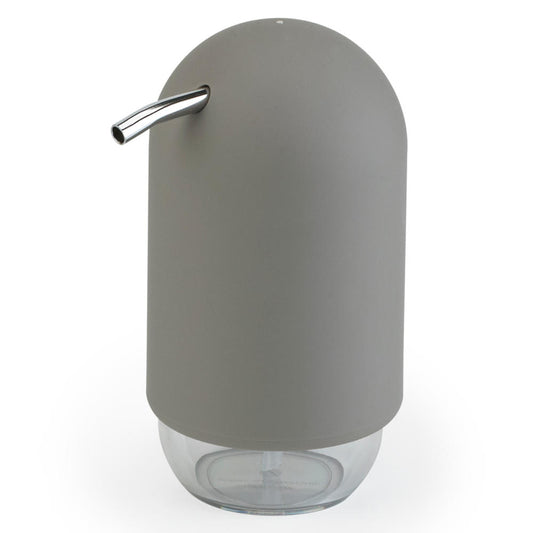 Umbra Bath Touch Seifenspender, Seifendosierer, Lotionspender, Seife, Soft Touch Kunststoff, Grau, 023273918