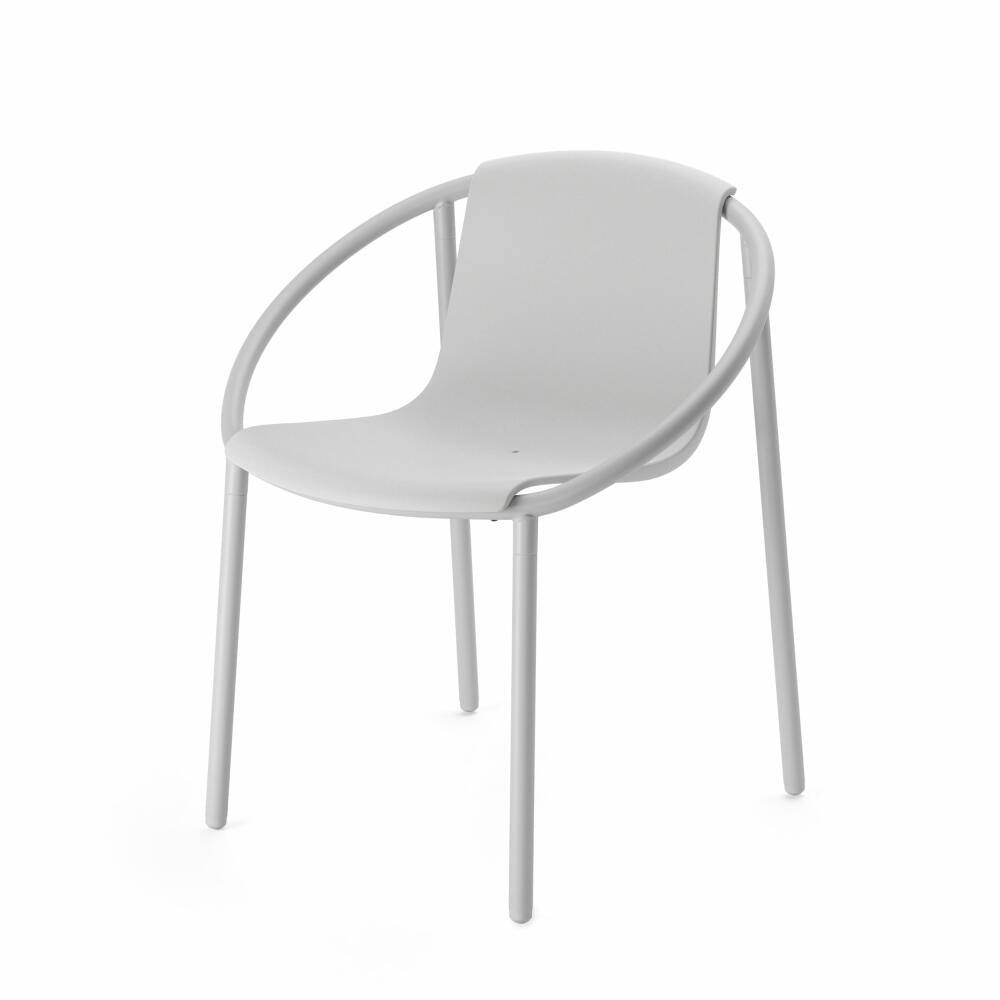Umbra Ringo Chair, Dining Chair, Patio Chair, Steel, Plastic, Grey, 55 x 64 x 74 cm, 1018223-918