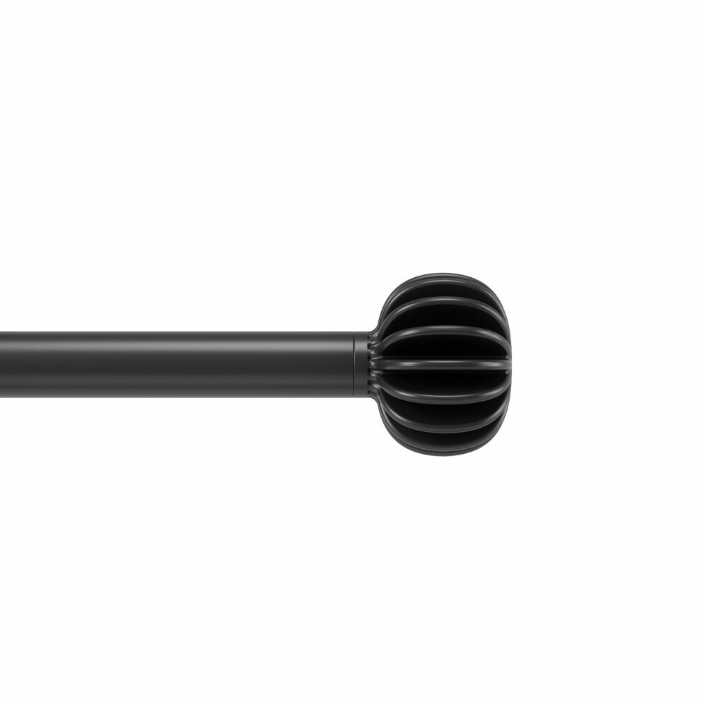 Umbra curtain rod Finn, extendable, steel, black, Ø 2.5 cm, 1018330-038