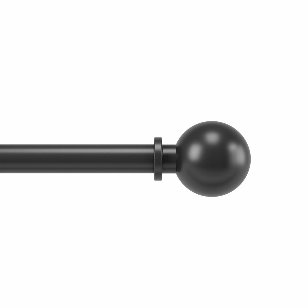Umbra Curtain Rod Bolas, Extendable Curtain Rod, Steel, Black, 383 cm, 1018401-038