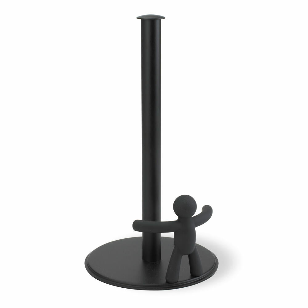 Umbra Kitchen Roll Holder Buddy, Paper Roll Holder, Steel, Black, 33 cm, 1019271-040