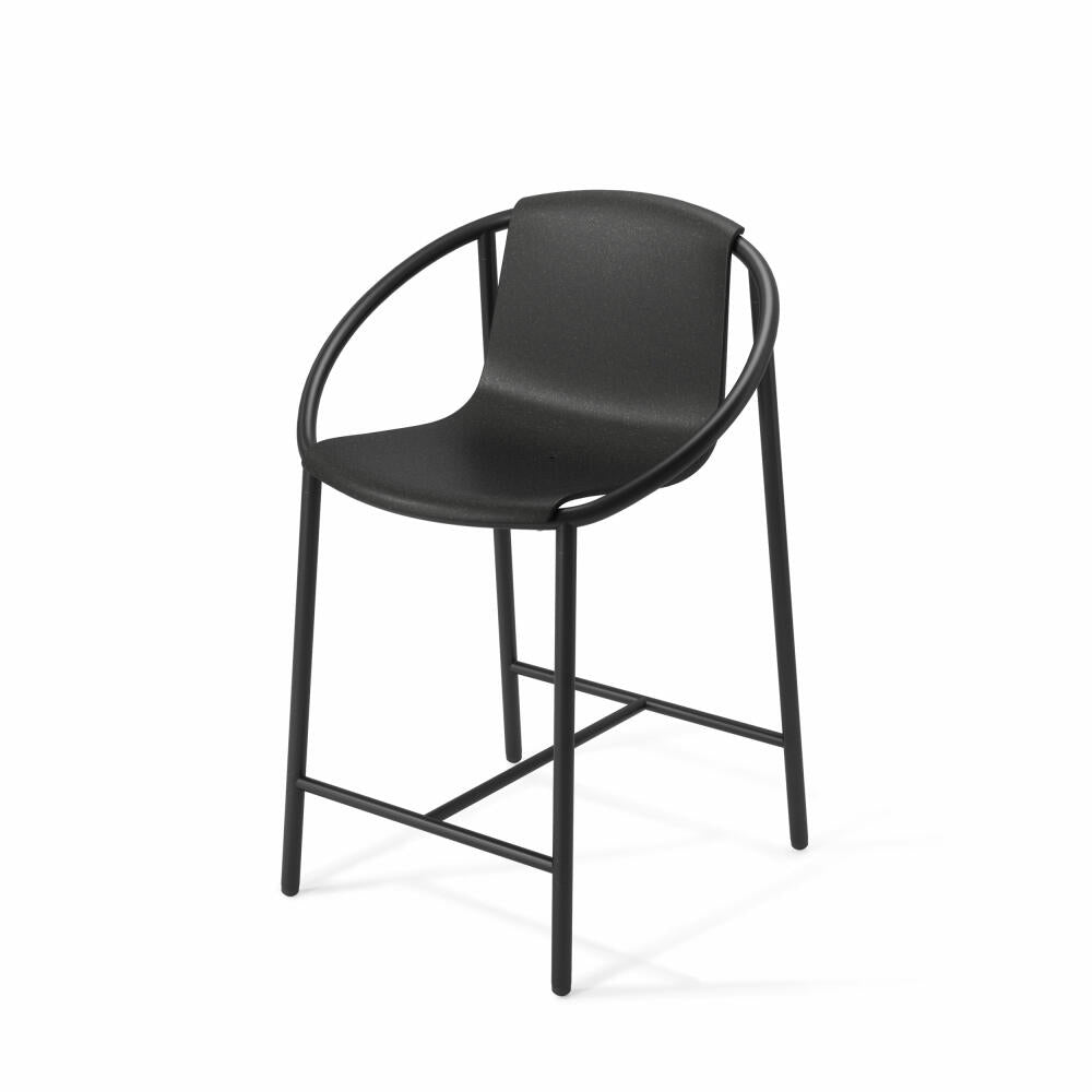 Umbra bar stool Ringo, bar stool, high chair, steel, plastic, black, 90 cm, 1020873-040