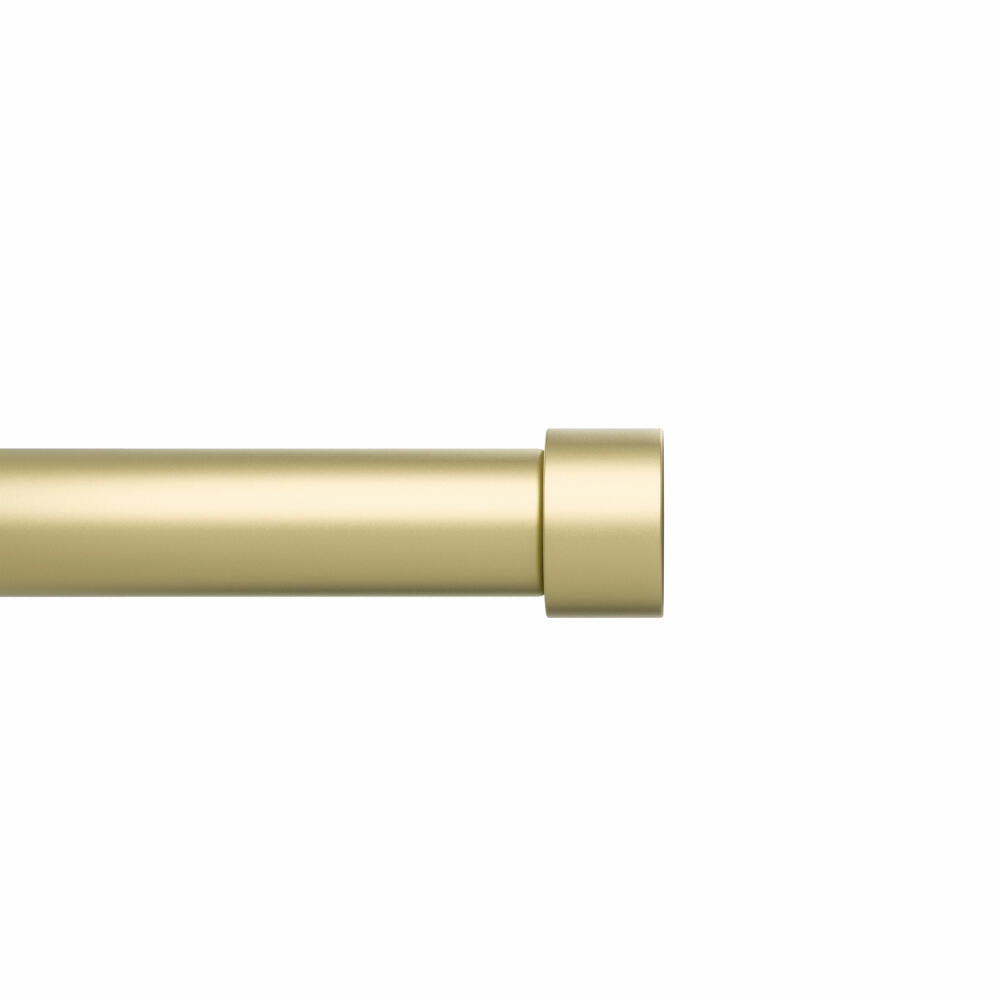 Umbra Teleskop-Gardinenstange Cappa, Vorhangstange, Stahl, Gold, 305 - 457 cm, 1021411-240