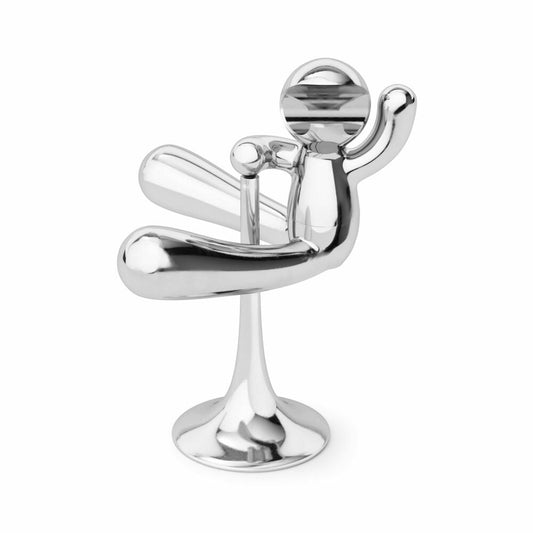 Umbra Flaschenöffner Rodeo Buddy, mit Ständer, Zink, Chrom, 1022635-158