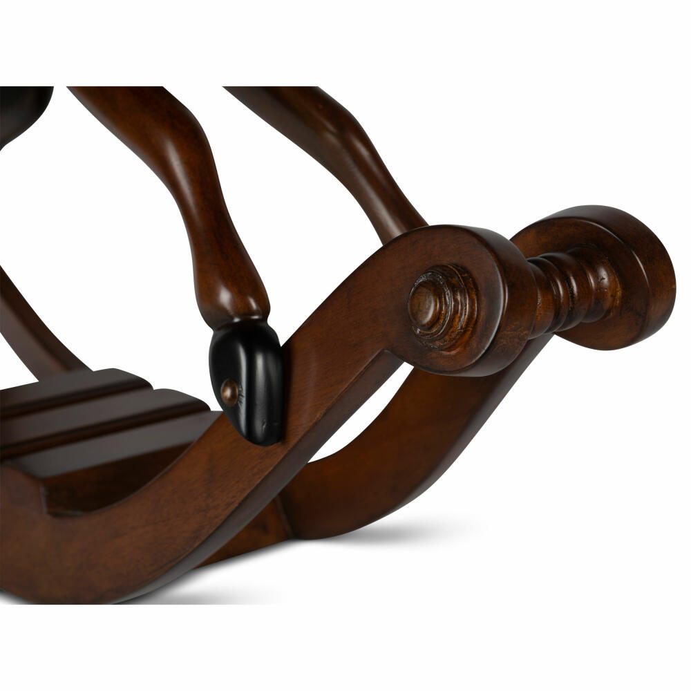 Authentic Models Dekofigur Table Rocking Horse, Schaukelpferd, Tischdeko, Dekoration, Holz / Leder, RH002