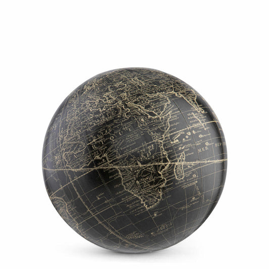 Authentic Models Globus Vaugondy Sphere Black 14 cm, Weltkugel, Kunststoff, Papier, GL211