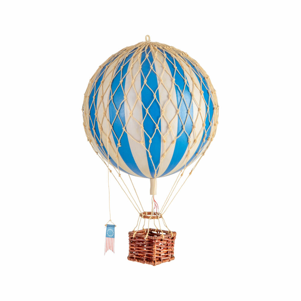 Authentic Models Hängedekoration Travels Light Blue, Ballon, Kunststoff, Papier, AP161D