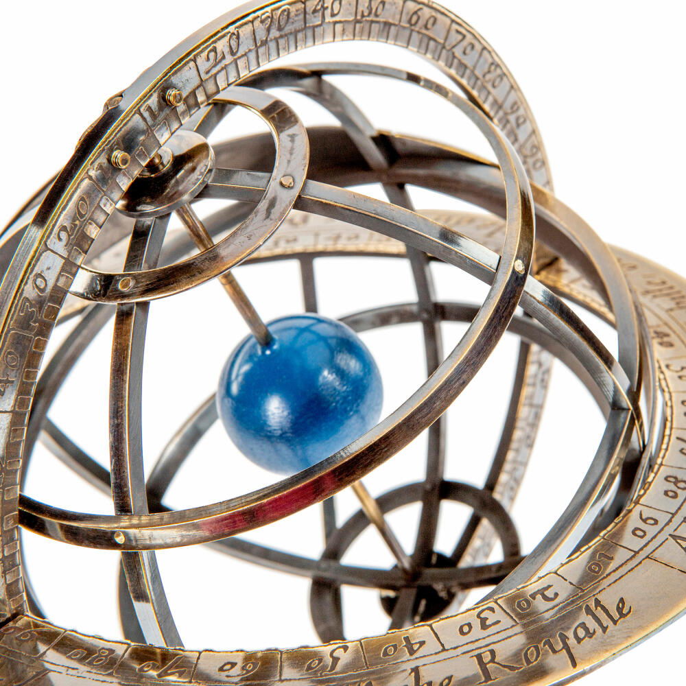 Authentic Models Armillarsphäre Bronze, Armillary Dial, Messing, Chrome, GL052