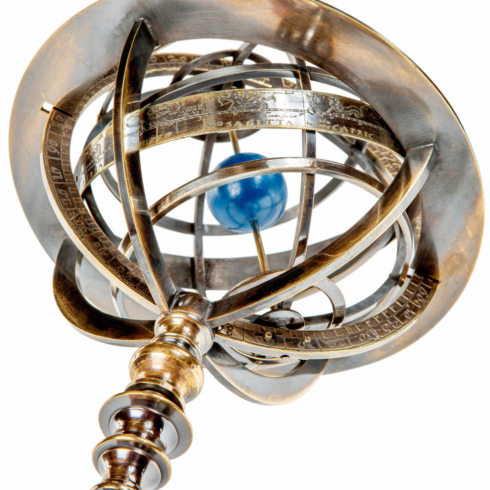 Authentic Models Armillarsphäre Bronze, Armillary Dial, Messing, Chrome, GL052