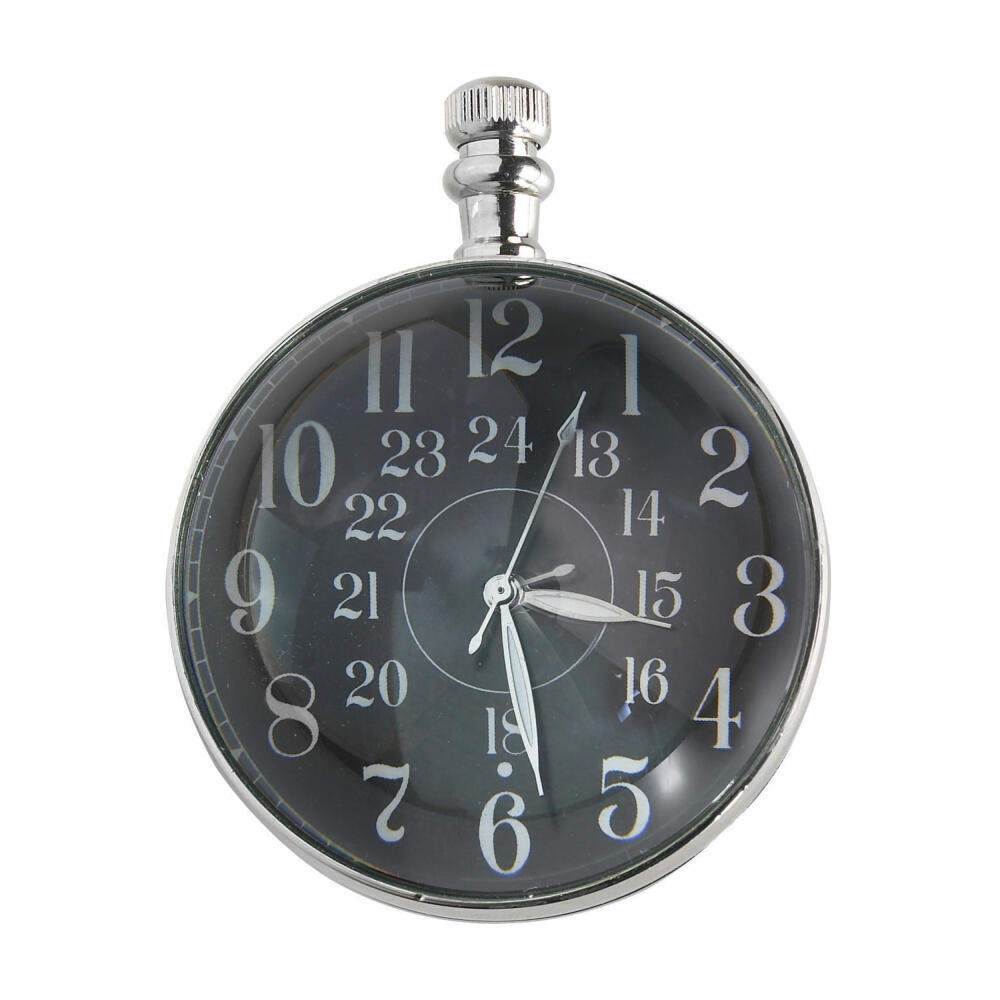 Authentic Models Taschenuhr Eye of Time Nickel, Deko-Objekt, Messing, Glas, SC051