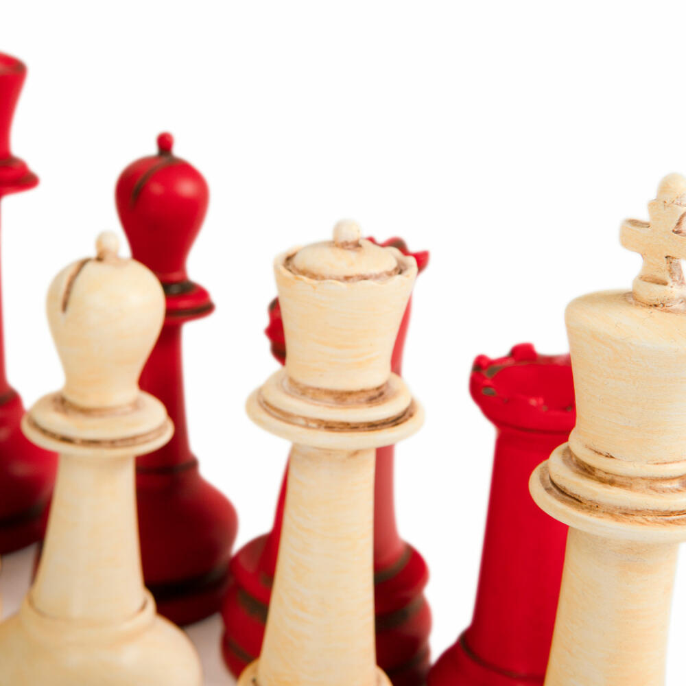 Authentic Models Schach Classic Staunton Chess Set, Schachspiel, Spielsteine, Resin, GR021