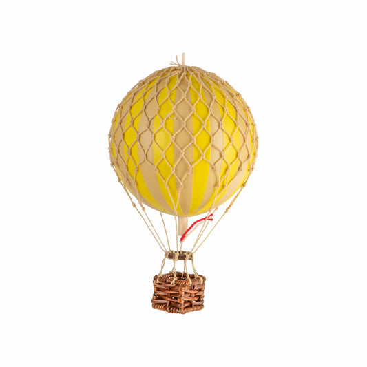 Authentic Models Hängedekoration Floating in the Skies True Yellow, Ballon, Rattan, Papier, PP-Kunststoff, AP160Y