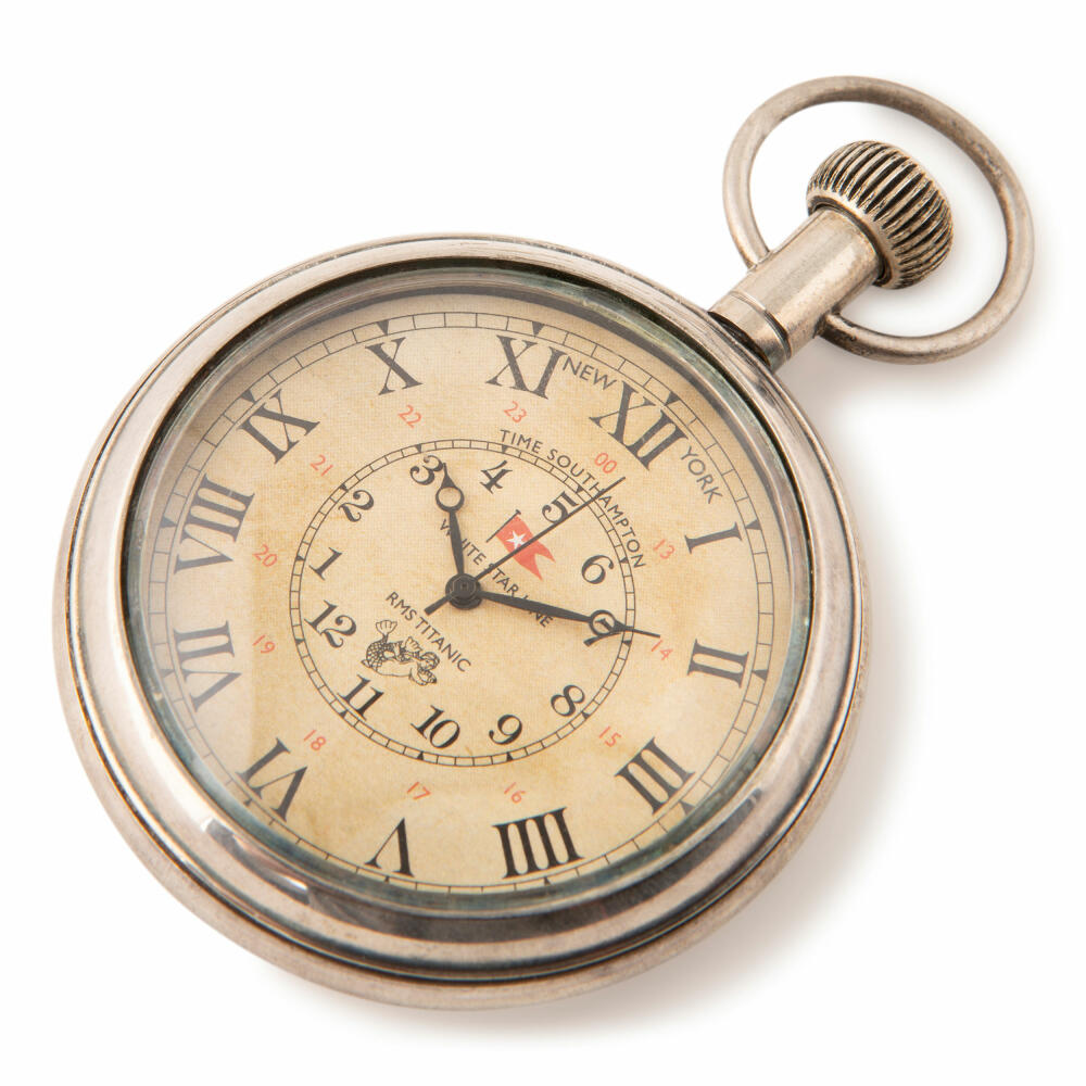 Authentic Models Taschenuhr Savoy Pocket Watch, Deko-Objekt, Messing, Glas, SC057