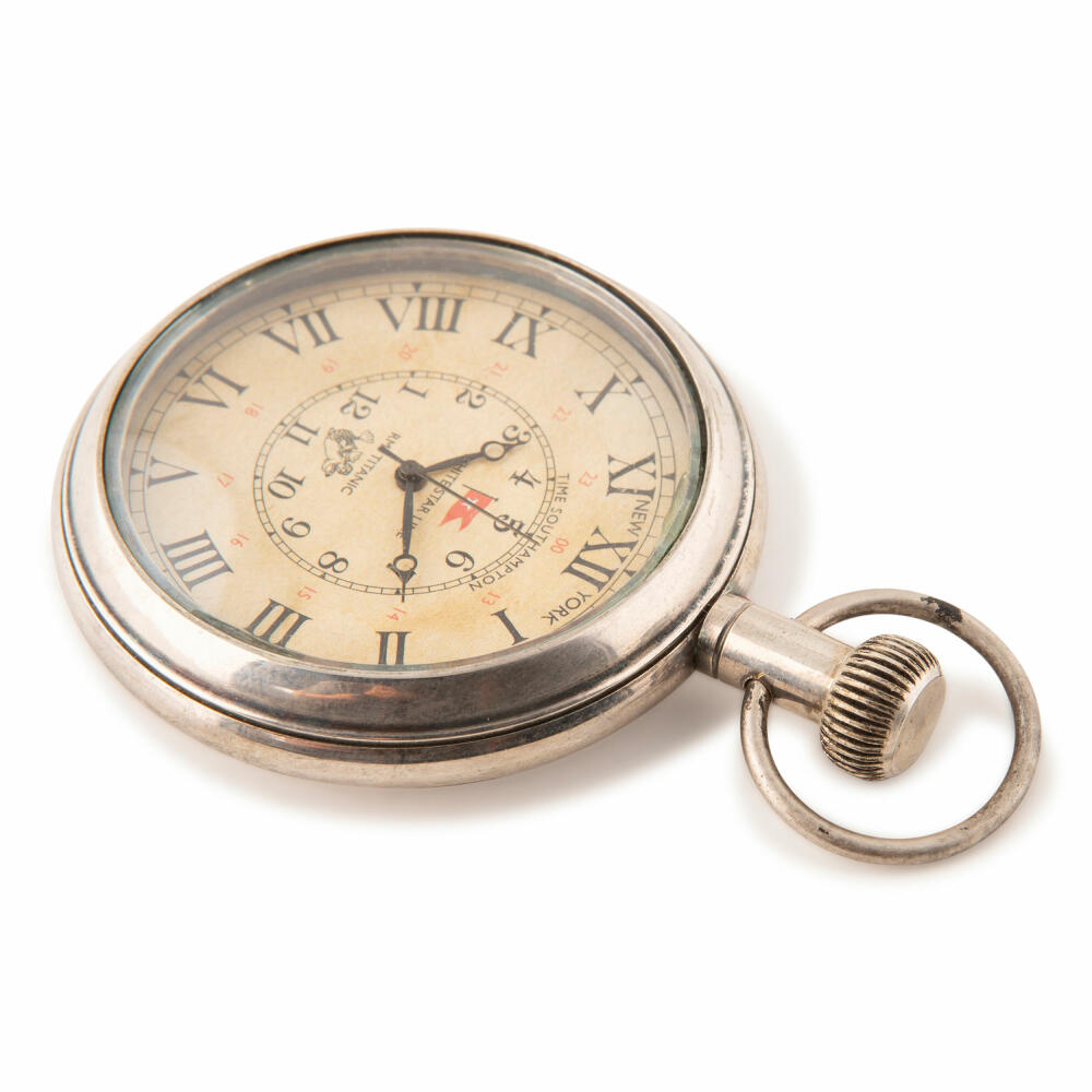Authentic Models Taschenuhr Savoy Pocket Watch, Deko-Objekt, Messing, Glas, SC057