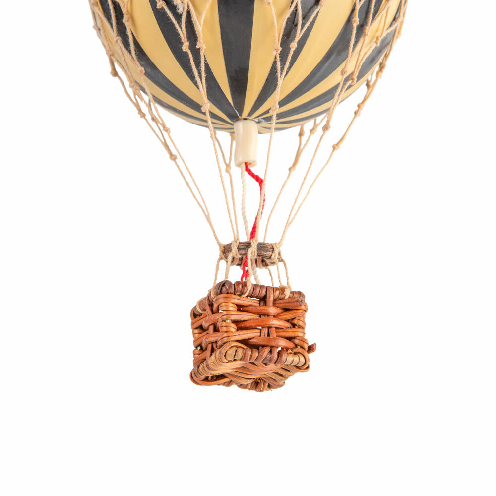 Authentic Models Hängedekoration Floating in the Skies Black, Ballon, Rattan, Papier, PP-Kunststoff, AP160K