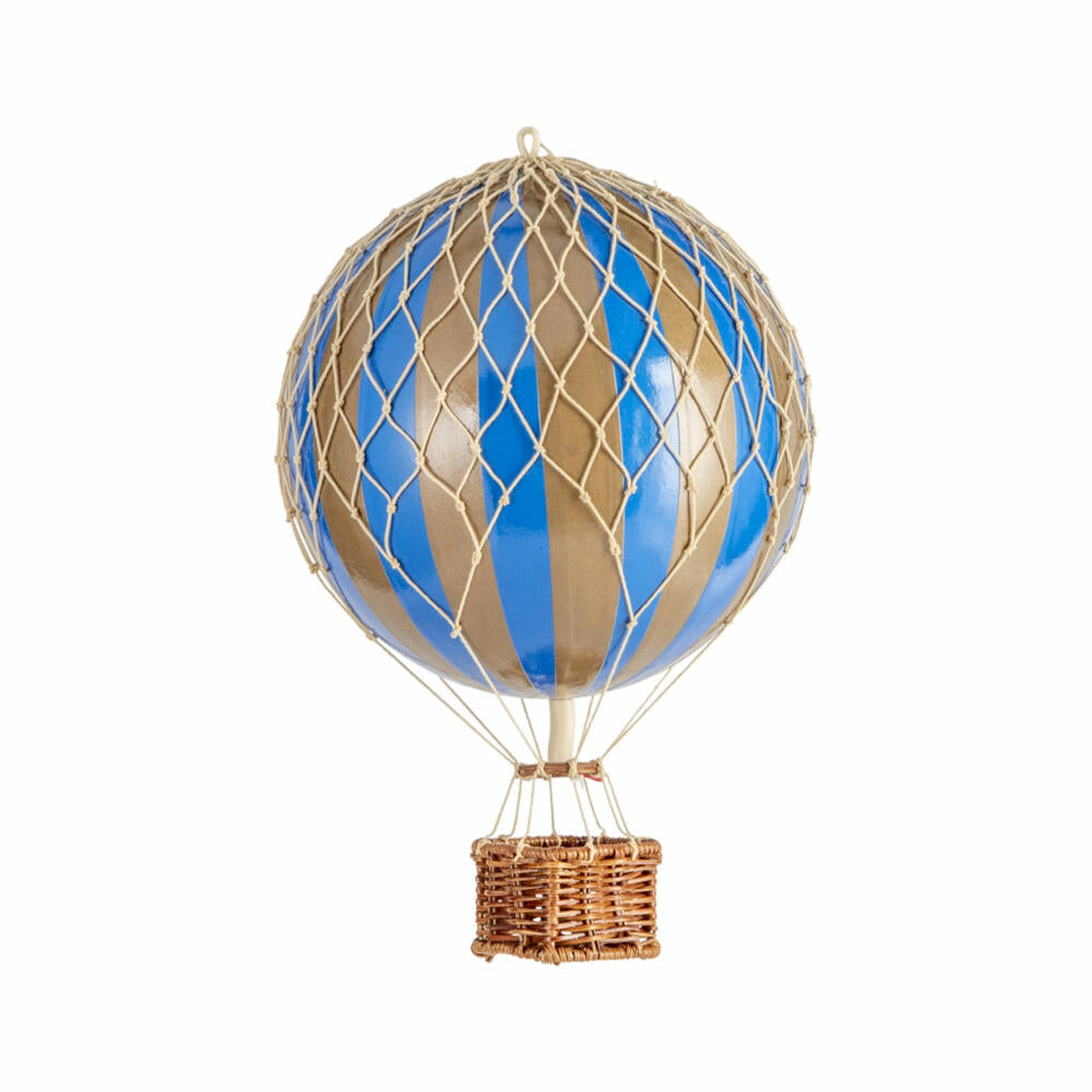 Authentic Models Hängedekoration Travels Light Gold Blue, Ballon, Kunststoff / Papier, AP161GB
